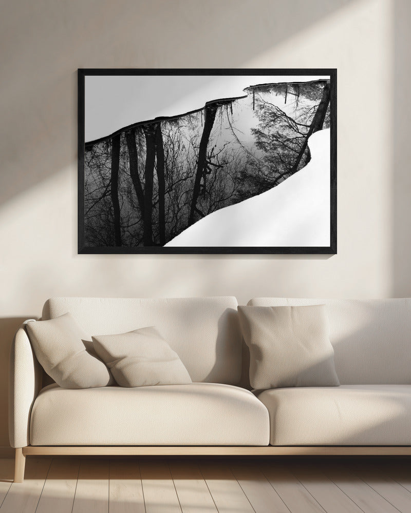 Artwork- Riverside-48X36inches-In White Floating Frame