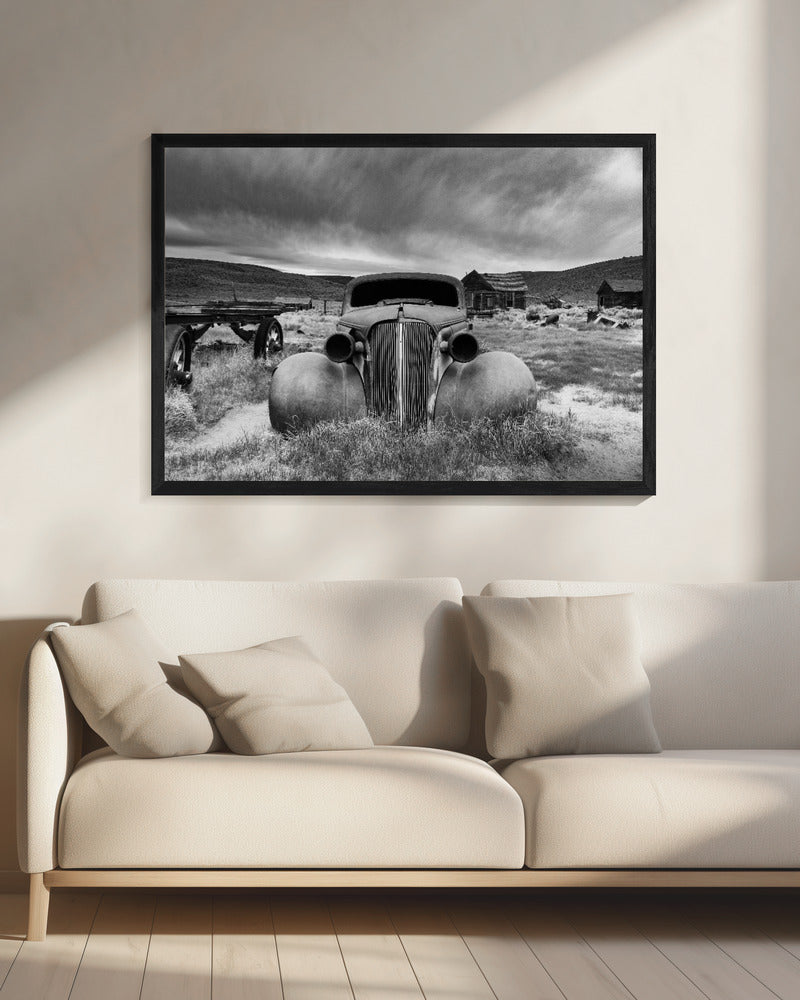 Artwork- Bodie State Historic Park-20X16inches-In Black Floating Frame