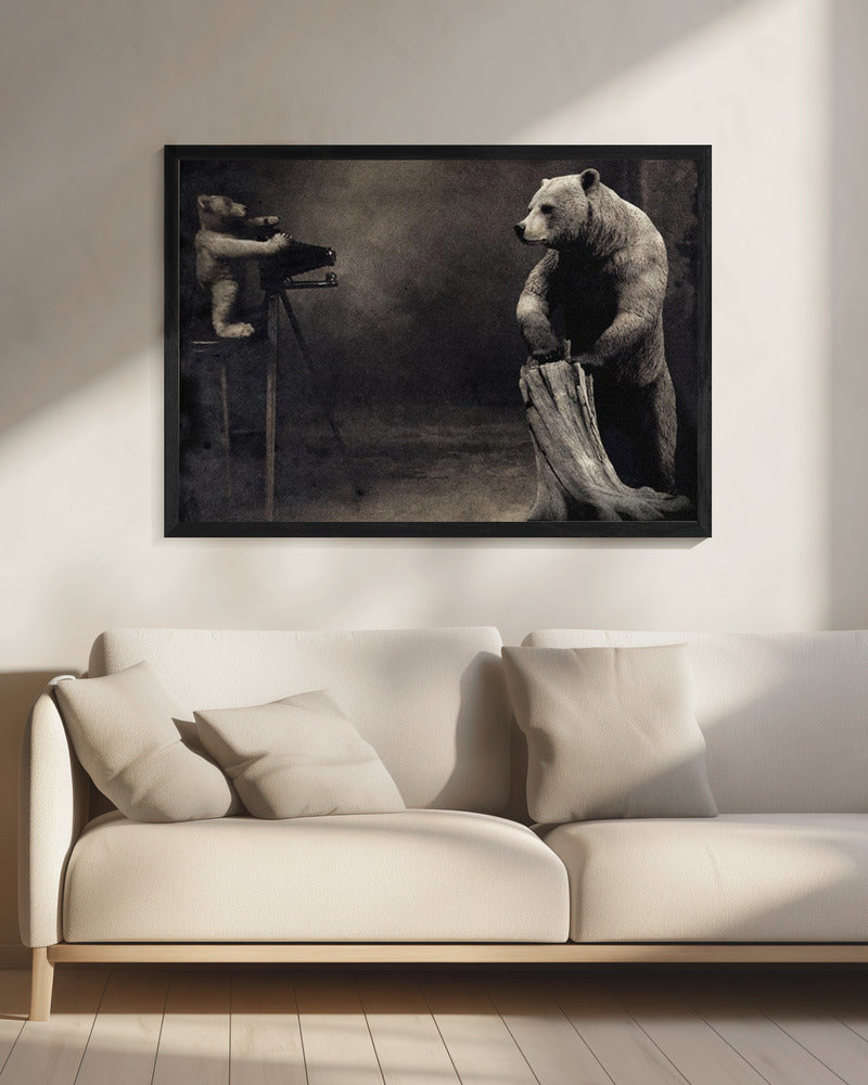 Artwork- hold that-48X36inches-In White Floating Frame