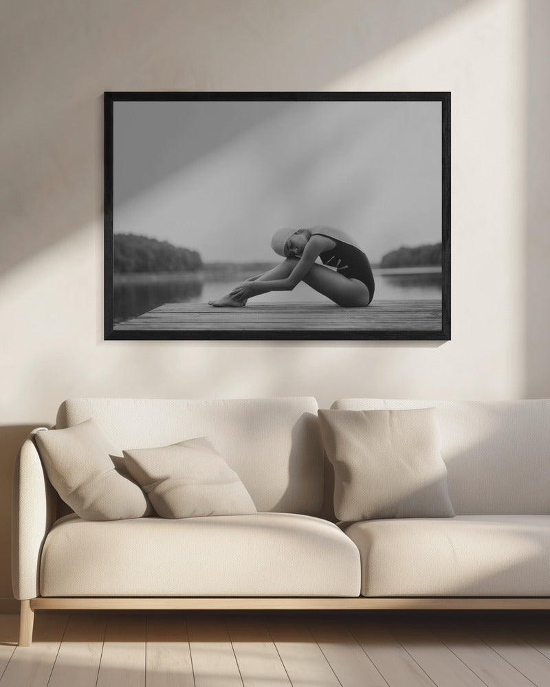 Artwork- lato-48X36inches-In White Floating Frame
