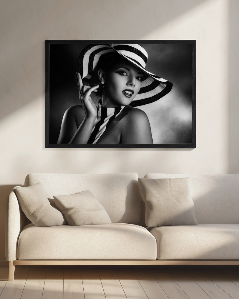 Artwork- Blackandwhite-48X36inches-In White Floating Frame