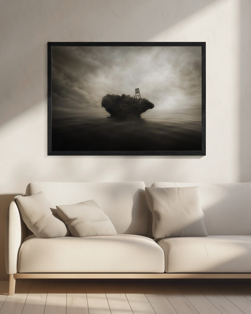 Artwork- Reserved seats without a master-48X36inches-In White Floating Frame