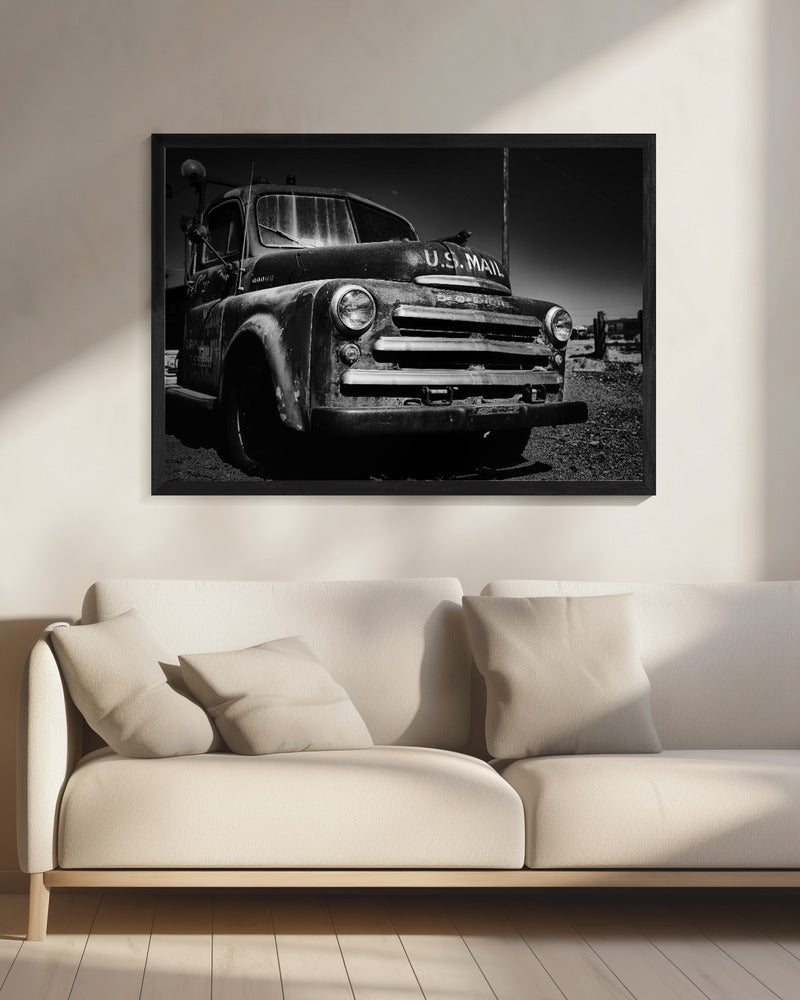 Artwork- Nas(ty)Car-48X36inches-In White Floating Frame