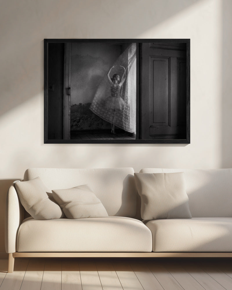 Artwork- Untitled-48X36inches-In White Floating Frame
