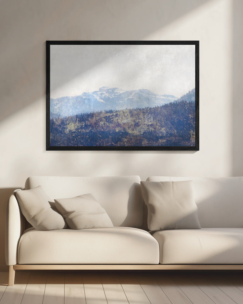 Artwork- High Sierra IV-48X36inches-In White Floating Frame