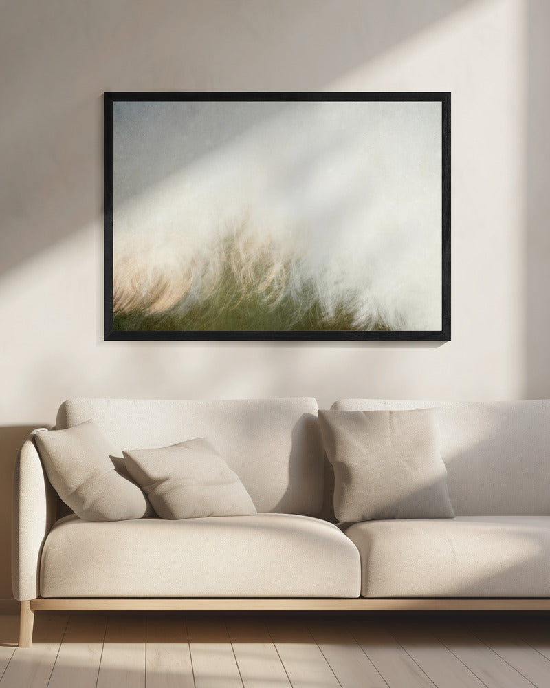 Artwork- Moving landscape-48X36inches-In White Floating Frame