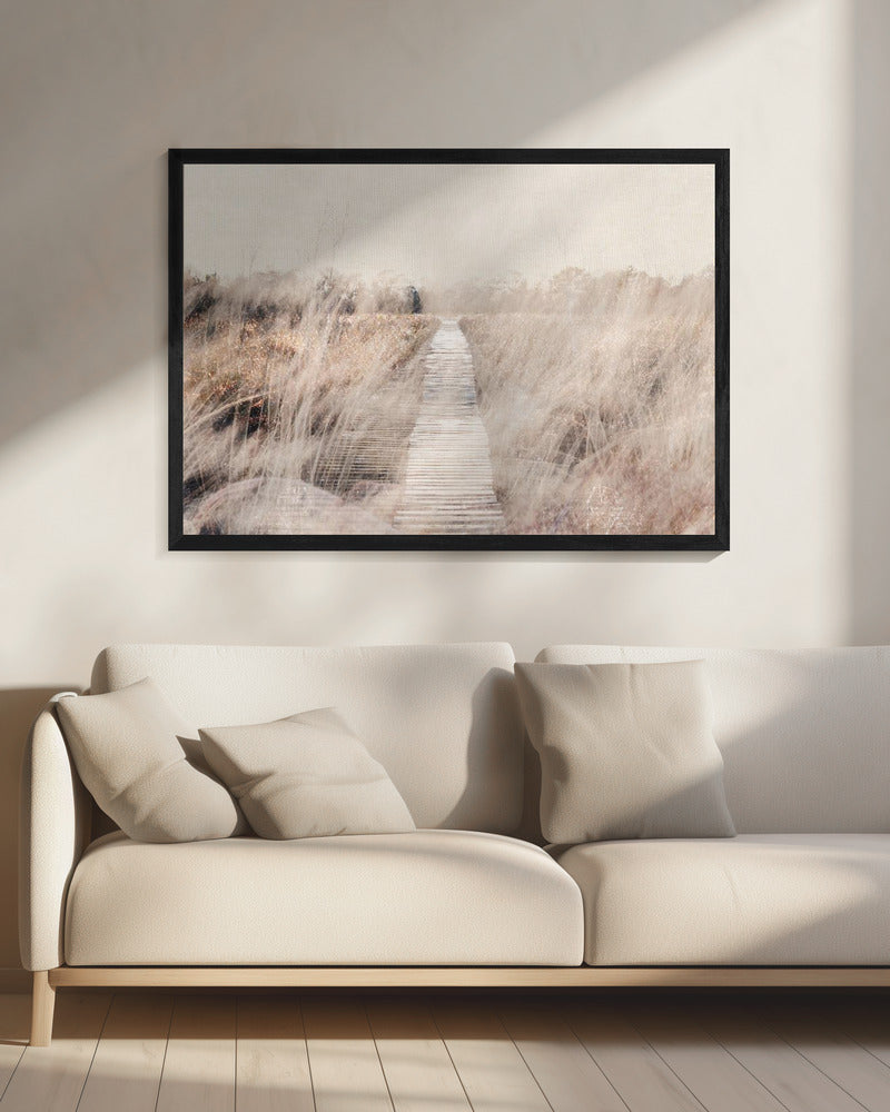 Artwork- Dreamy landscape-48X36inches-In White Floating Frame