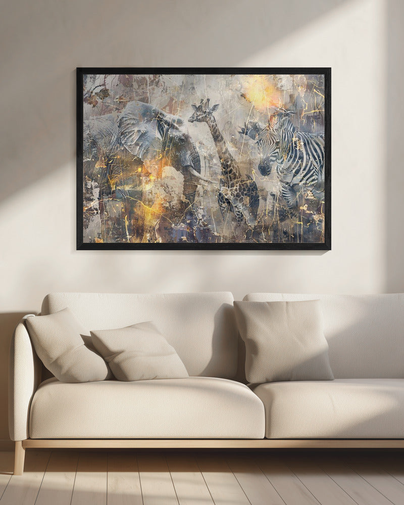 African Art Illustration Wallart 114 Wall Artwork 0