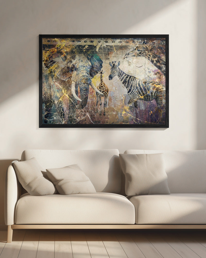 African Art Illustration Wallart 113 Wall Artwork 0