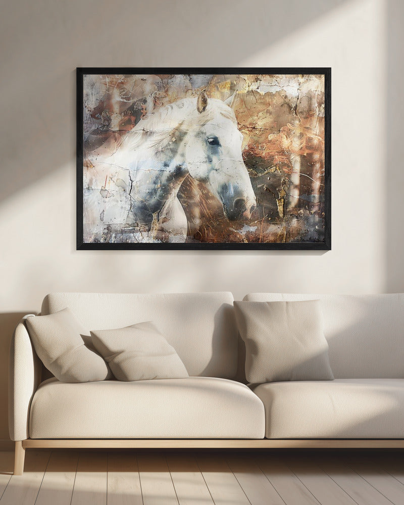 Horse Animal Vintage Art Illustration Wallart 05 Wall Artwork 0
