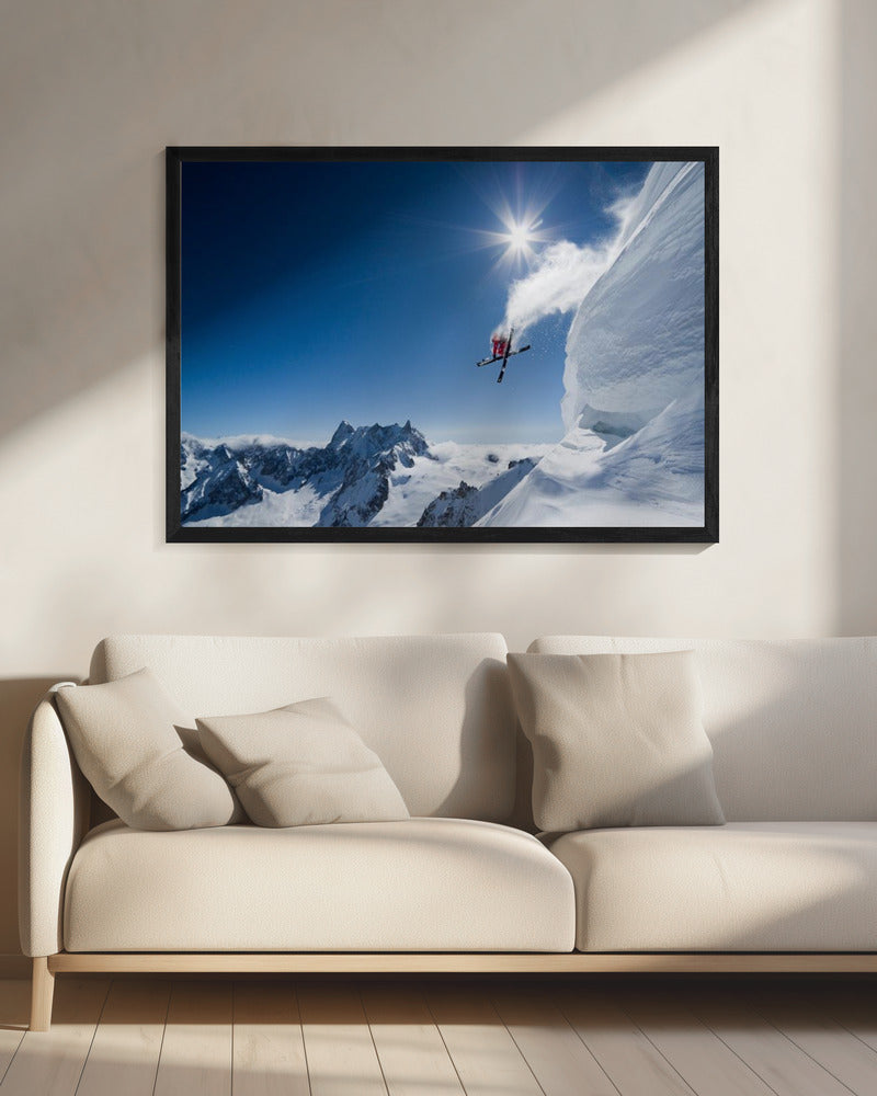 Artwork Higher20X16inches- Black Frame