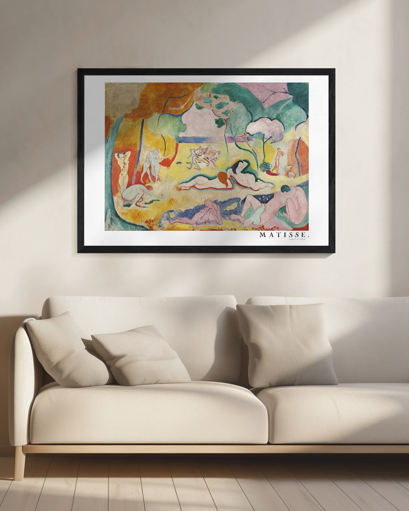 Artwork  La Joie De Vivre, With Boarder 48X36-inches
