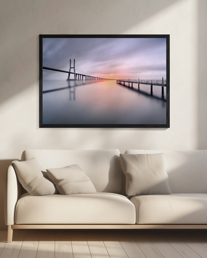Artwork Vasco de Gama20X16inches- Black Frame