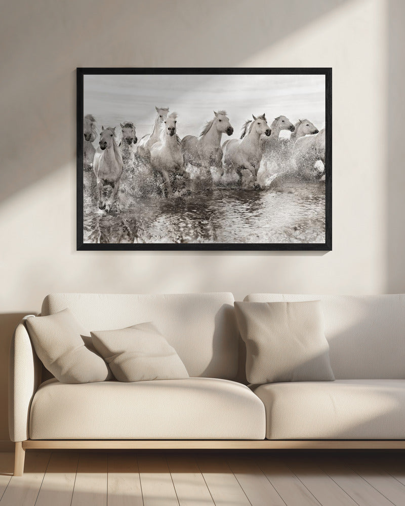 Artwork Illusion of power (13 horse power though)20X16inches- Black Frame