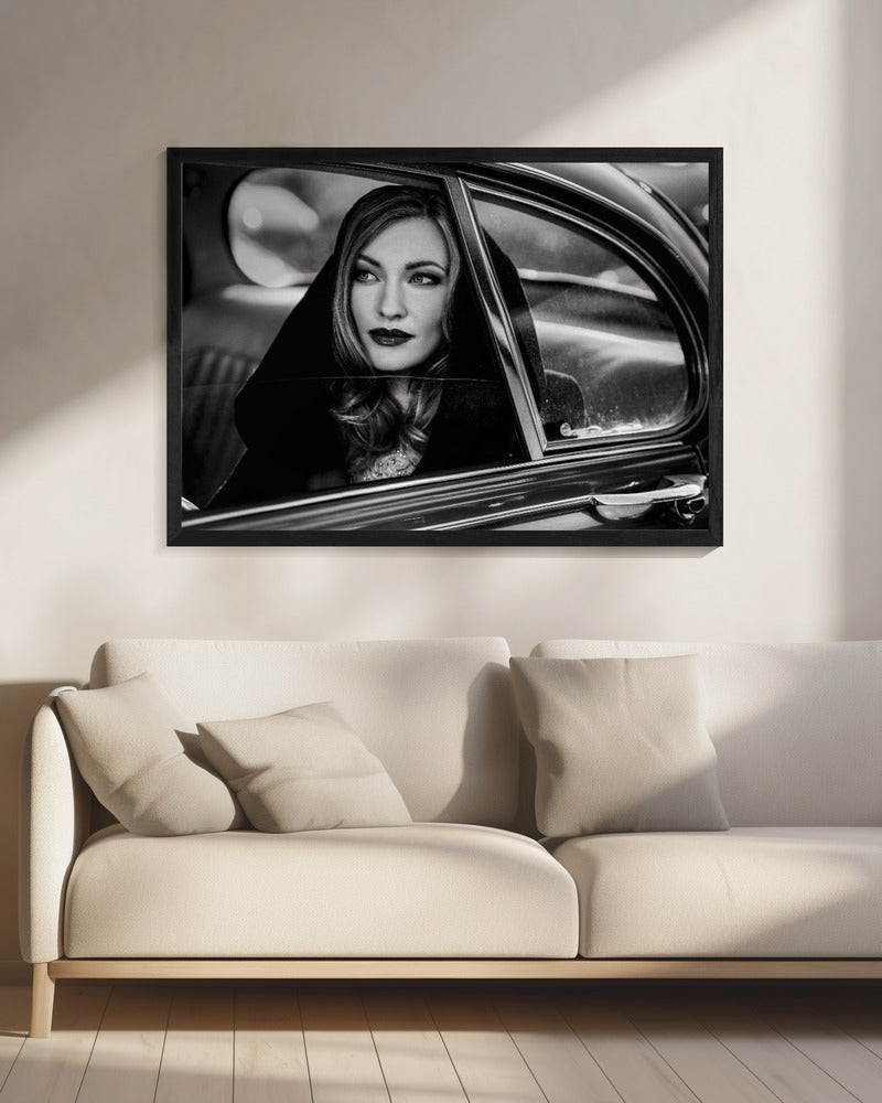 Artwork- Caught in a moment of absence...-48X36inches-In White Floating Frame