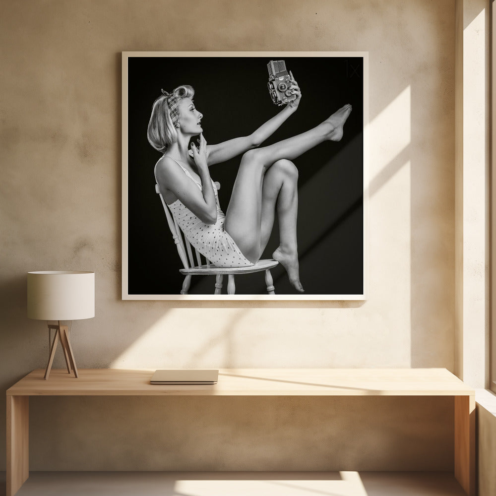 Artwork- Vintage Selfie-inches-