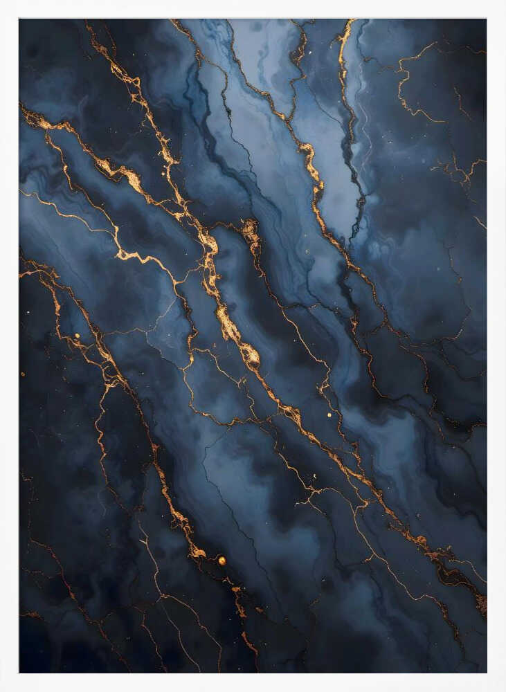 Wall art Blackout With Gold Vibes