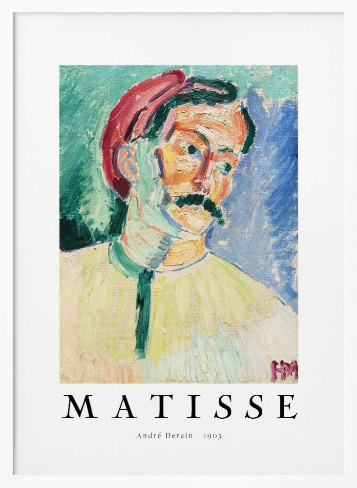 Artwork André Derain 1905 Matisse 36X48-inches