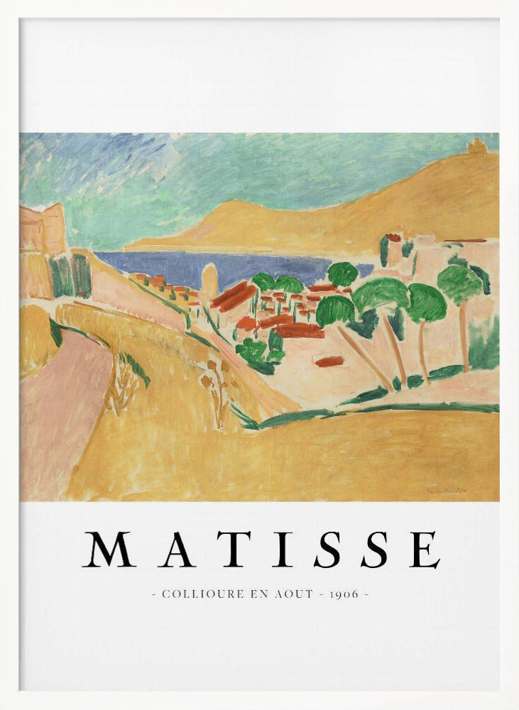 Artwork  Collioure En Aout Matisse 36X48-inches