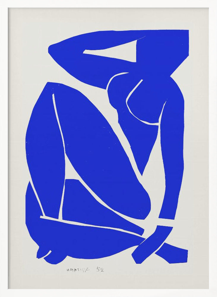 Artwork  Nudo Blu III 1952 36X48-inches