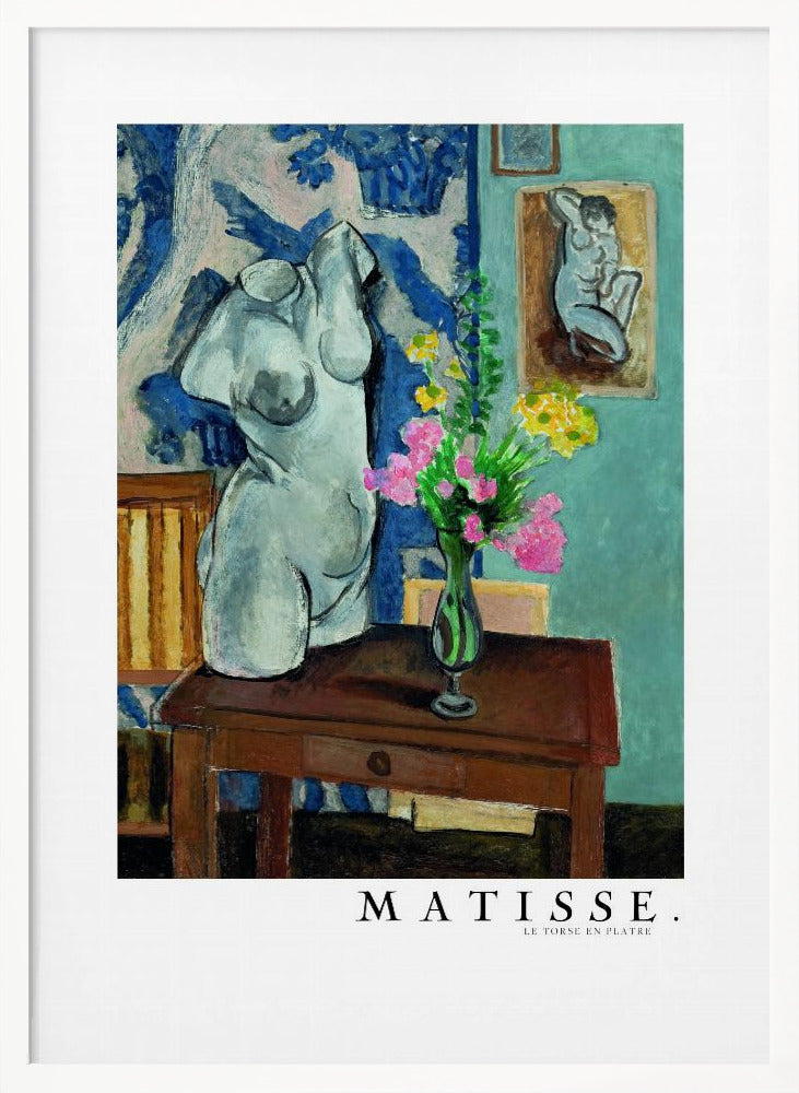 Artwork  Le Torse En Platre Matisse 36X48-inches