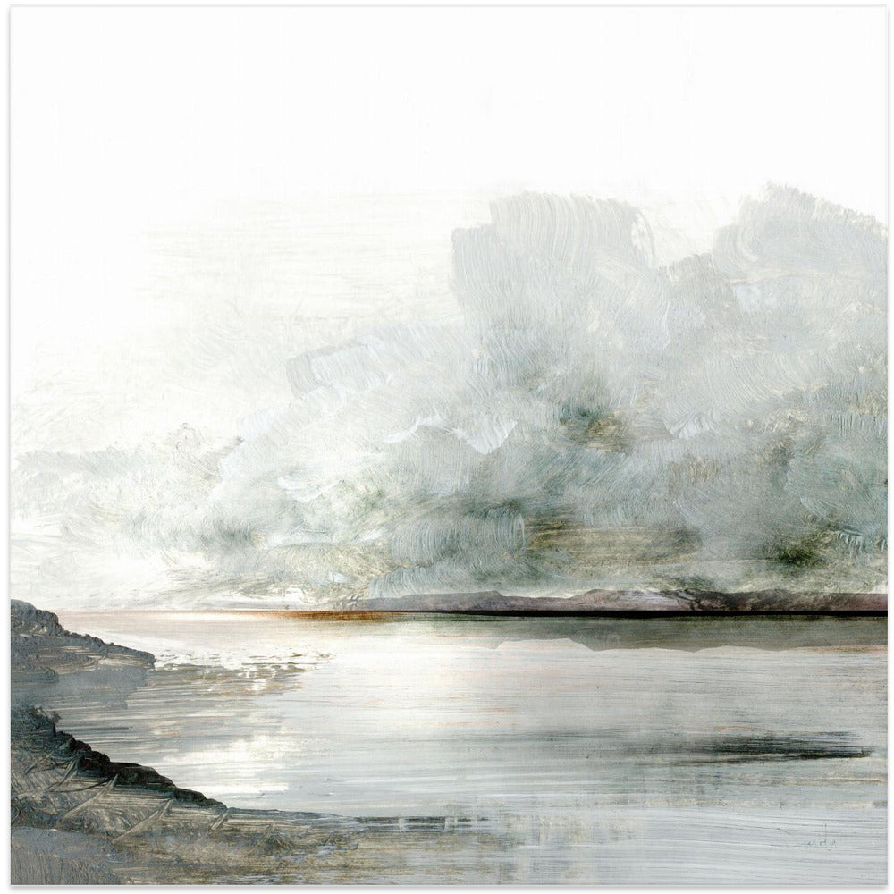 Artwork- Ebb-24X24inches-In Black Floating Frame