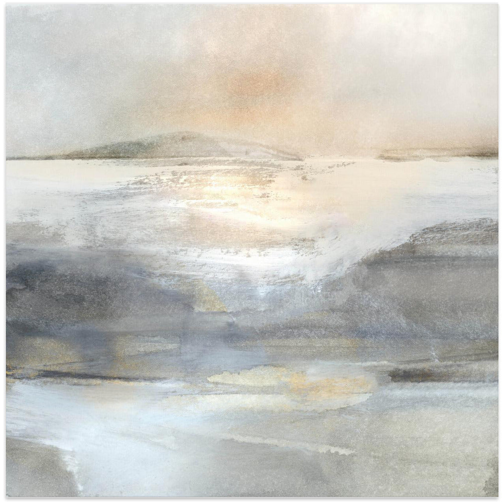 Artwork- Land-24X24inches-In Black Floating Frame