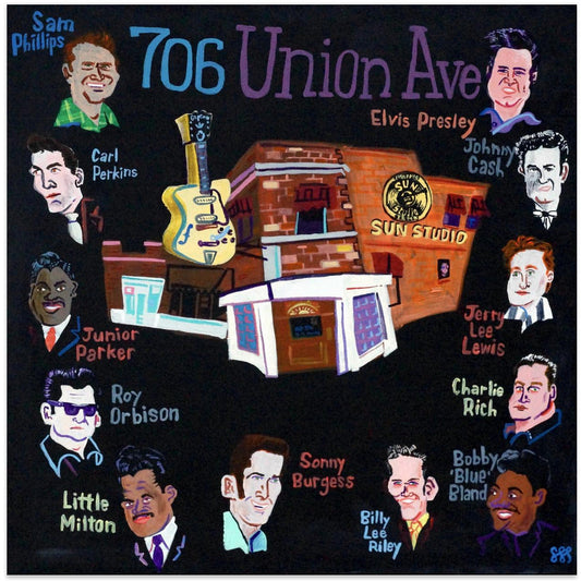 706 Union Wall Artwork In Black Floating Frame