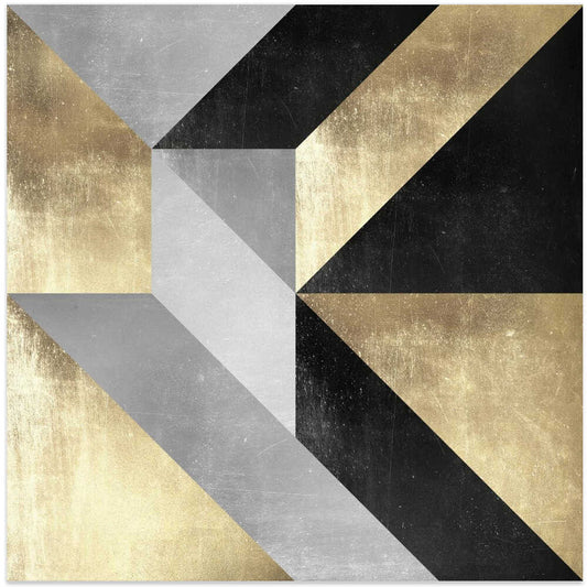 Wall art Gold Geometry