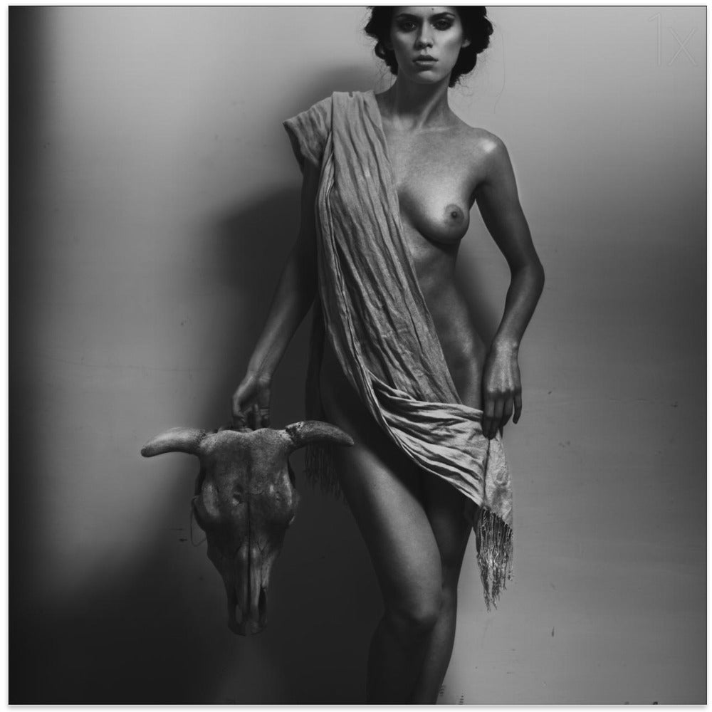 Artwork- Nemesis-24X24inches-In Black Floating Frame