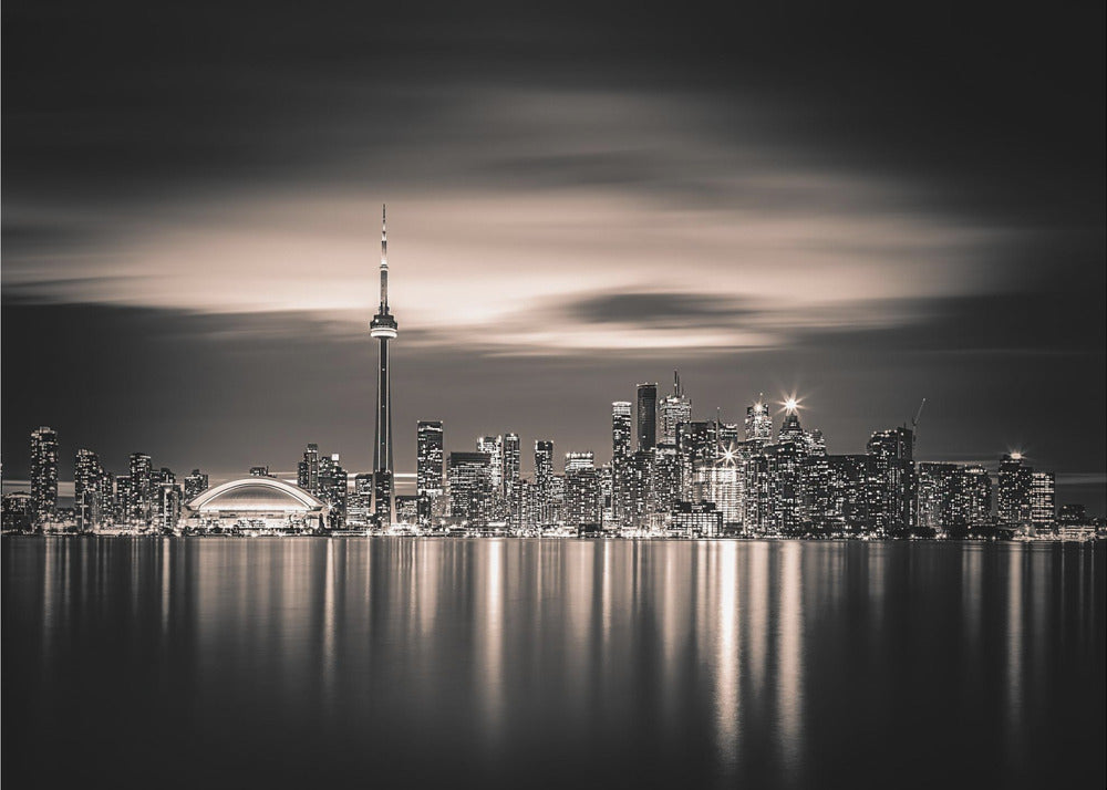 Toronto Wall Artwork In Black Floating Frame