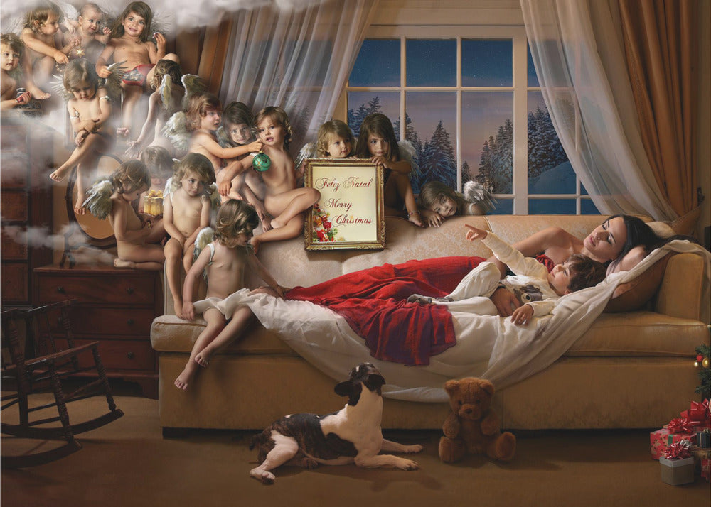 Artwork Mummy look!!!48X36inches- Unframed