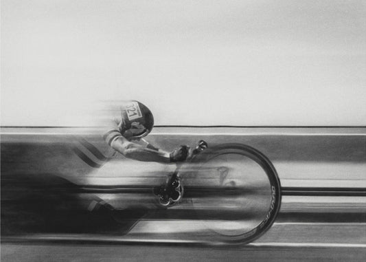 Artwork- Street Racer-20X16inches-In Black Floating Frame