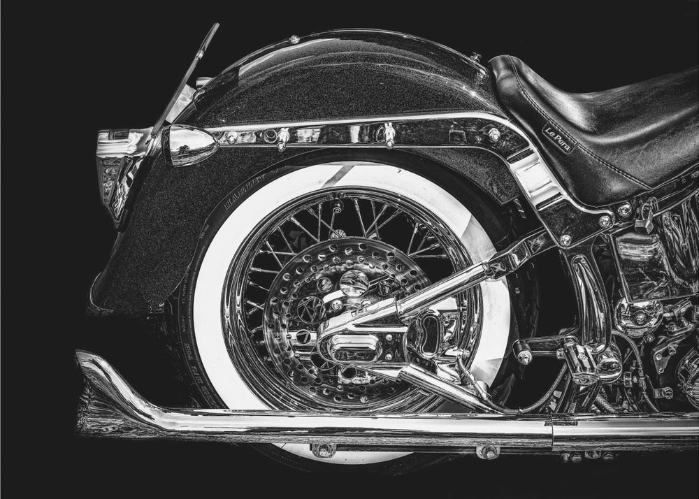 Artwork- Harley-20X16inches-In Black Floating Frame