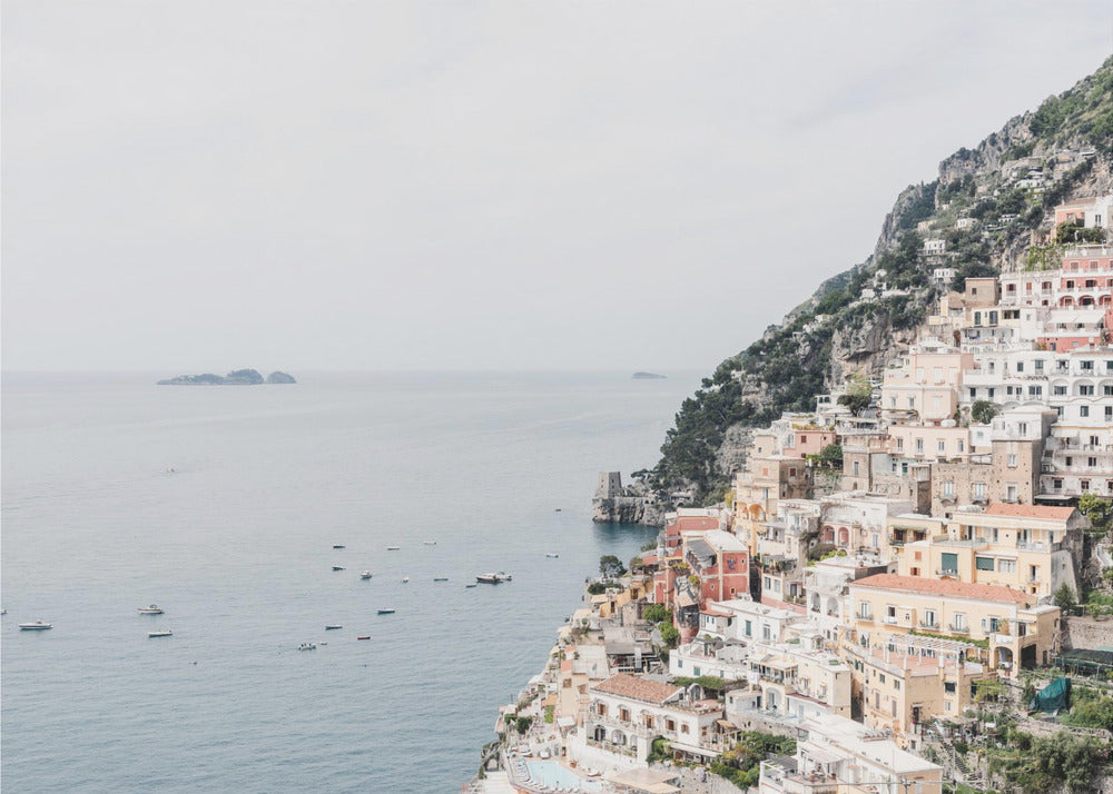 Artwork Positano at the Amalfi Coast48X36inches- Unframed