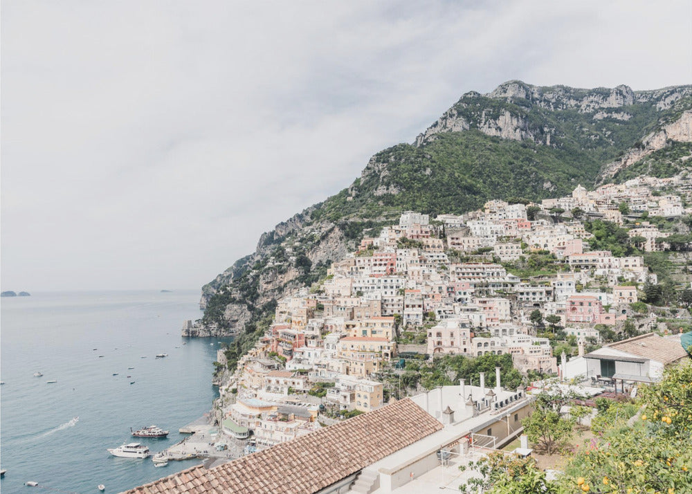 Artwork Positano at the Amalfi Coast48X36inches- Unframed