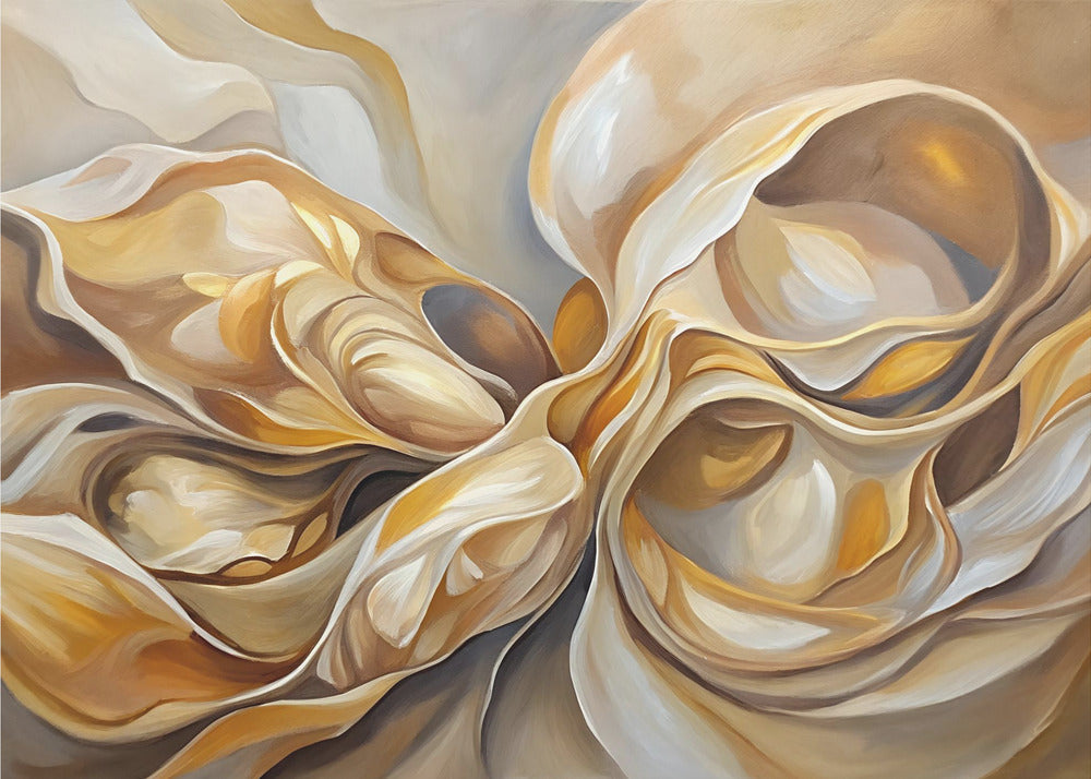 Artwork Ethereal Desert Waves48X36inches- Unframed