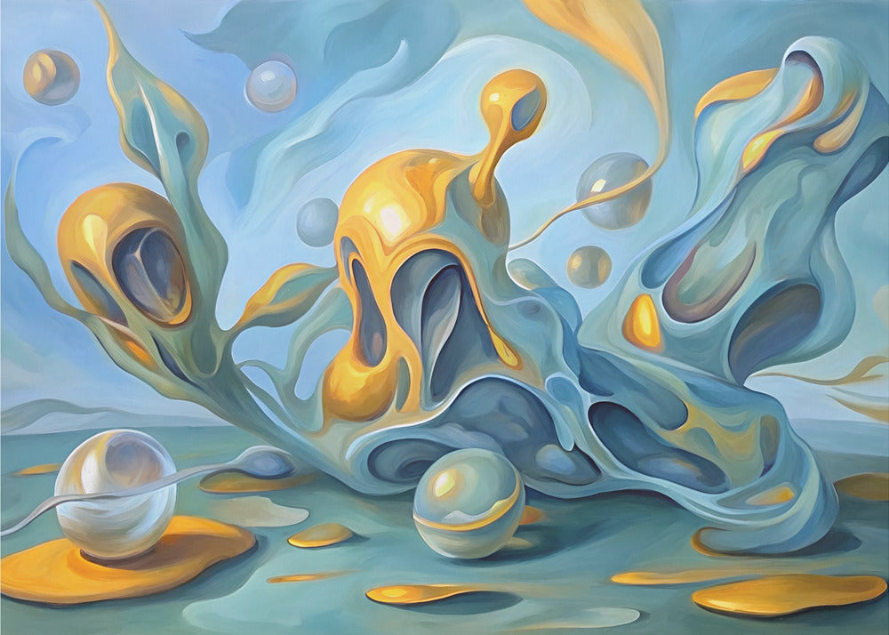 Artwork Liquid Dreamscape48X36inches- Unframed