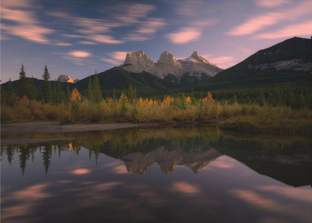 Wall art Three Sisters and A Little Brother-48X36inches-Gallery Wrapped (Ready to Hang)