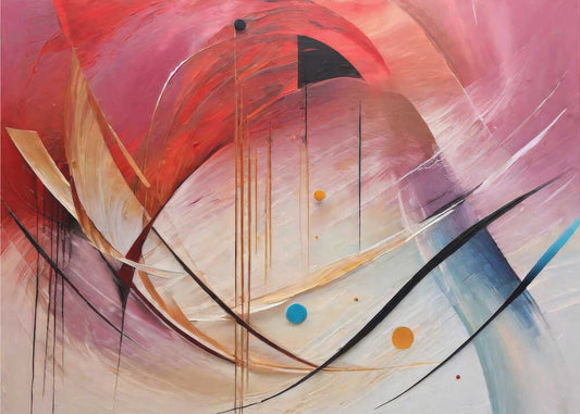 Wall art Vibrant Swirls and Curves