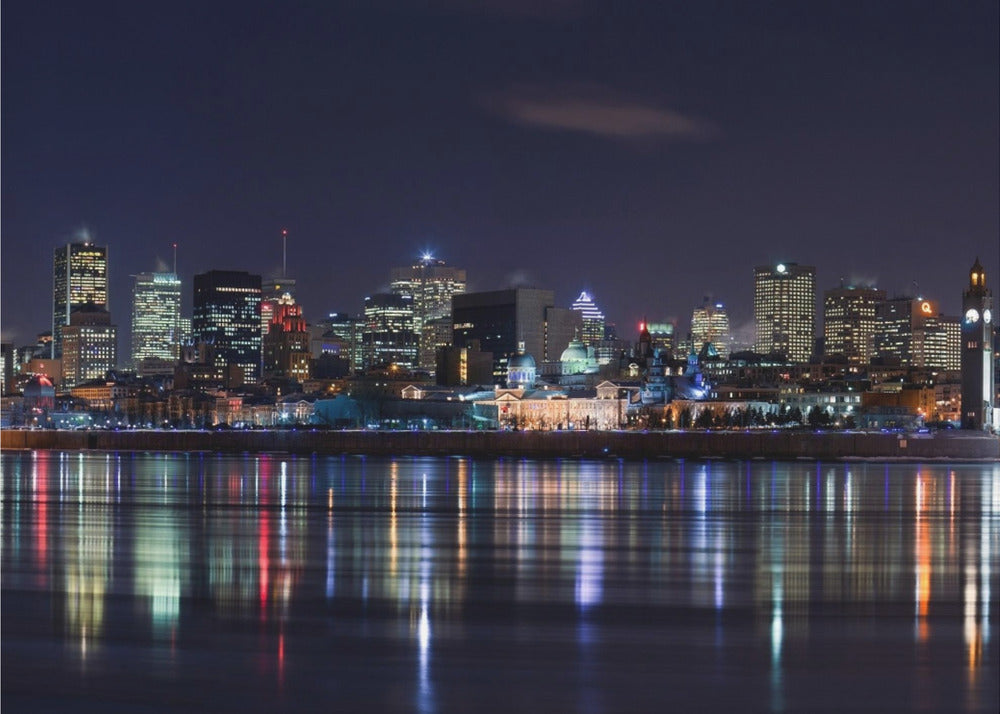 Artwork Montreal Night48X36inches- Unframed