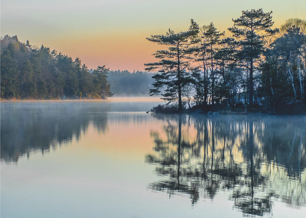 Artwork Before people wake48X36inches- Unframed