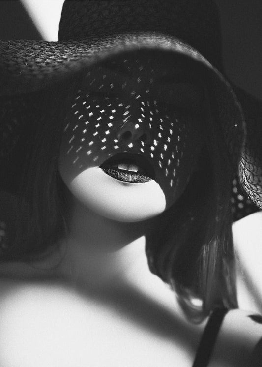 Artwork- Shadowed Elegance-16X20inches-In Black Floating Frame