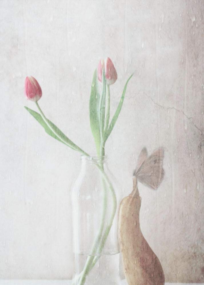 The pitter-patter of the rain Wall Artwork In Black Floating Frame