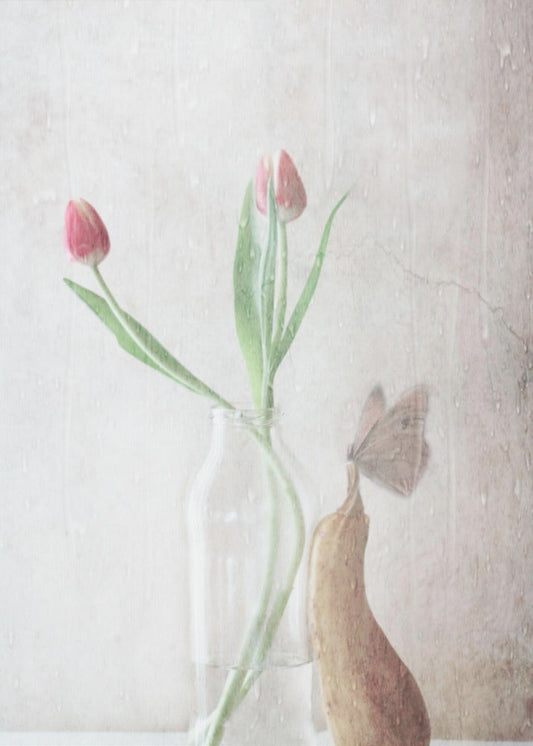 The pitter-patter of the rain Wall Artwork In Black Floating Frame