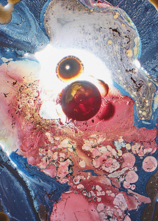 Microcosm Wall Artwork In Black Floating Frame