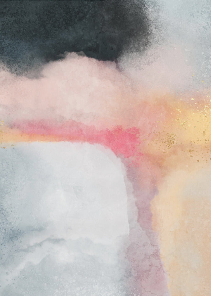 Billow Wall Artwork In Black Floating Frame