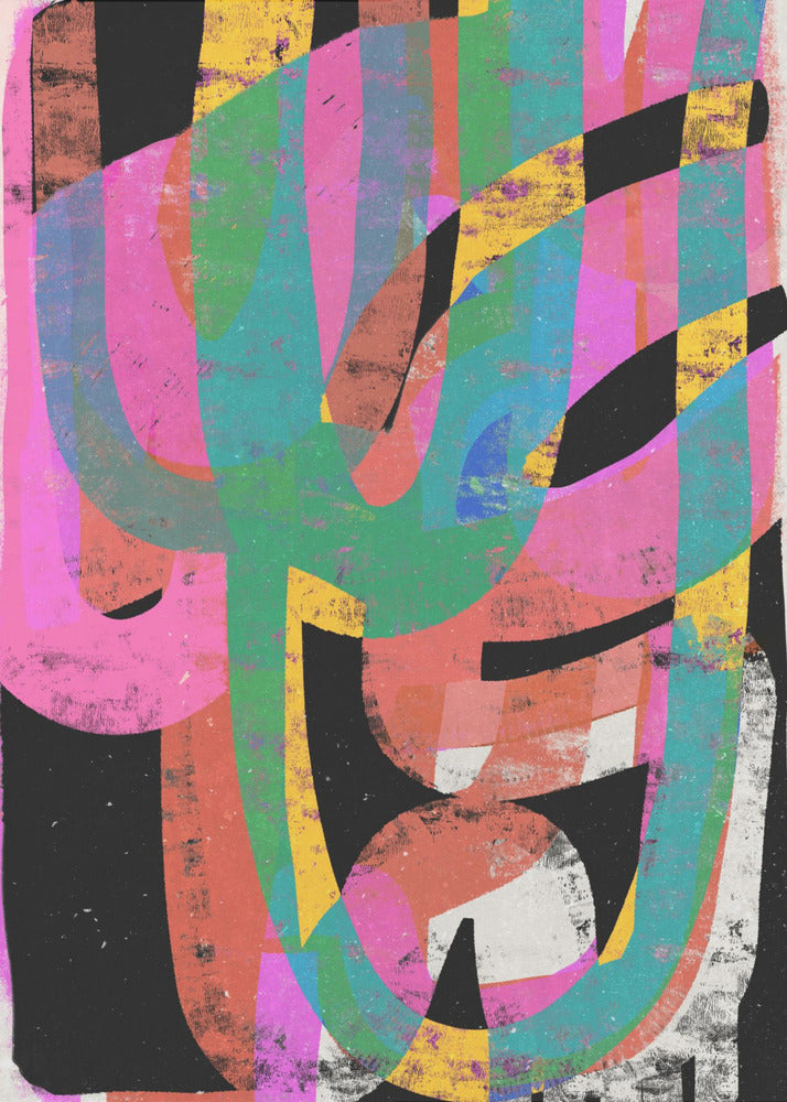 Junge (Party) Wall Artwork In Black Floating Frame