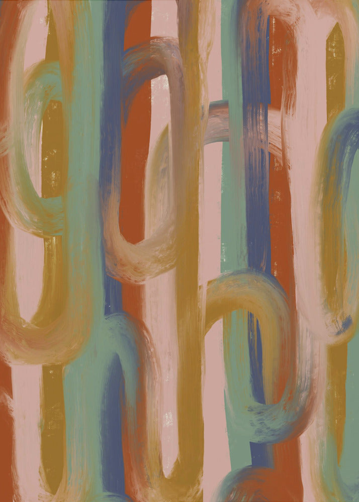 Chains Wall Artwork In Black Floating Frame