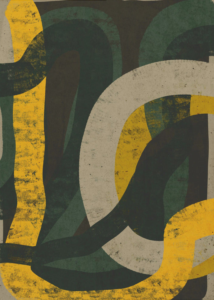 Jungle At Day Wall Artwork In Black Floating Frame